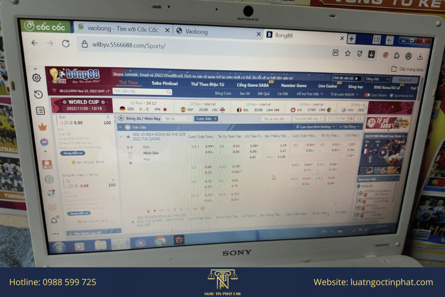 Dấu hiệu nào dẫn tới việc khởi tố hình sự hành vi cá độ bóng đá?